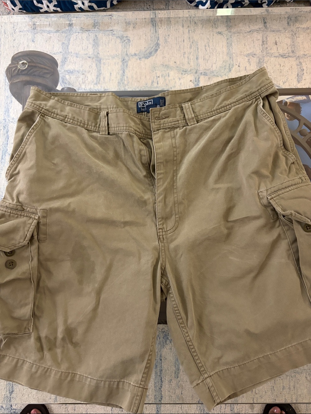 Polo by Ralph Lauren Men’s Olive/Tan Cargo Shorts
